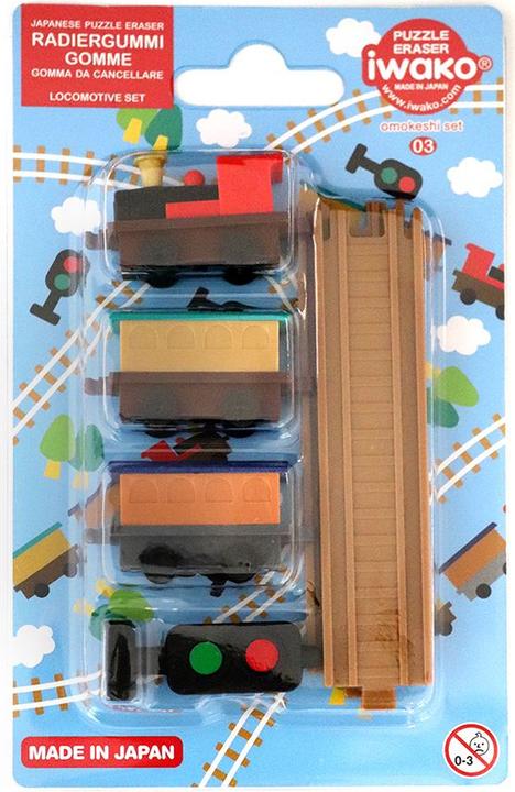 Immagine prodotto Iwako Set di locomotive Eraser