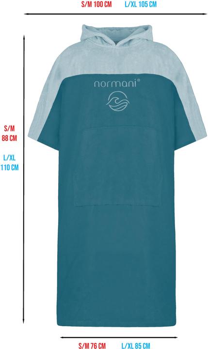 Actual product image Normani Surfer Poncho Kuta - 8535 (S/M)