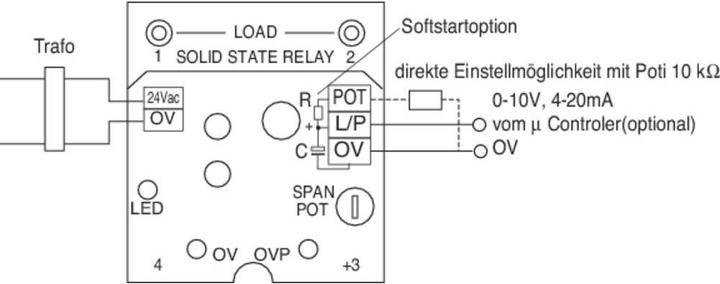 Produktbild Appoldt Halbleiterrelais Dimmer und Softstartmodul PA100V