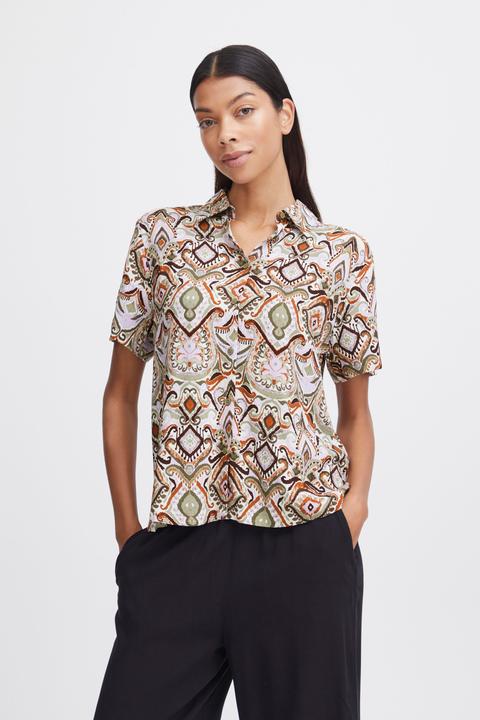 Actual product image B.young BYMMMJOELLA CROP SHIRT 20814527 (42)