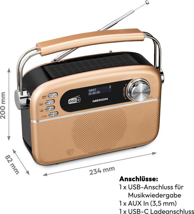 Actual product image Medion Life E66809 (VHF, DAB+, Bluetooth)