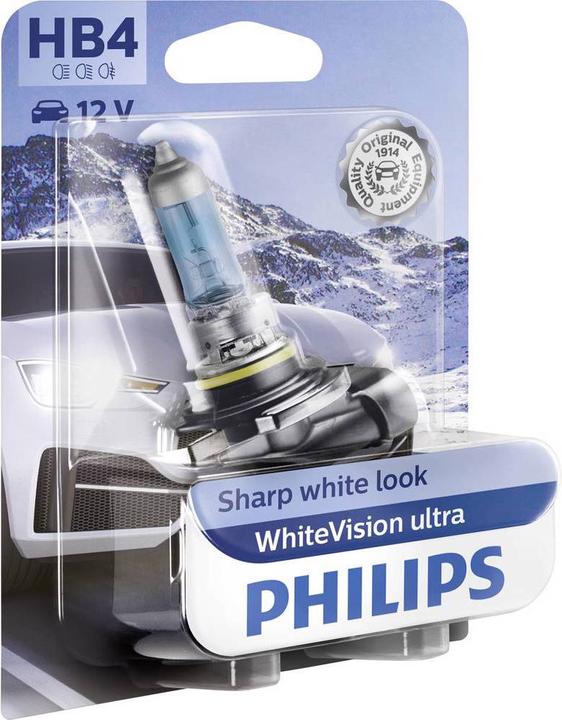 Immagine prodotto Philips Lampadina alogena faro lampada HB4 bianco ultra (HB4)