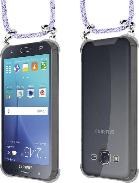 Produktbild Cadorabo TPU Handy Kette SILBER Cover