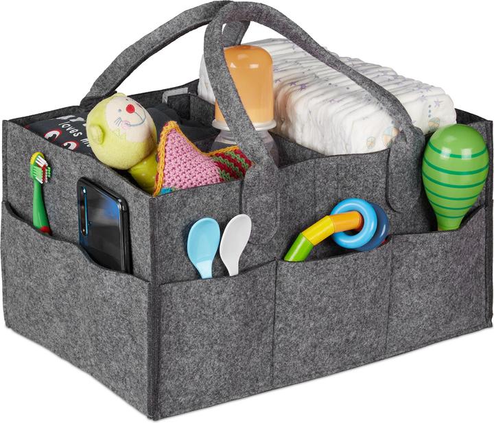 Actual product image Relaxdays Baby Diaper Caddy