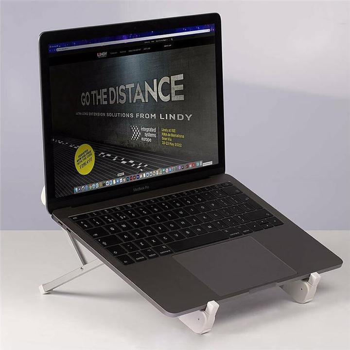 Produktbild Lindy Faltbare Laptop-Halterung Verstellbare Halterung aus Aluminium
