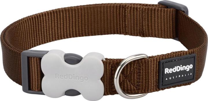 Produktbild Red Dingo Dog Collar Plain Brown S (S, Hund, Allgemein)
