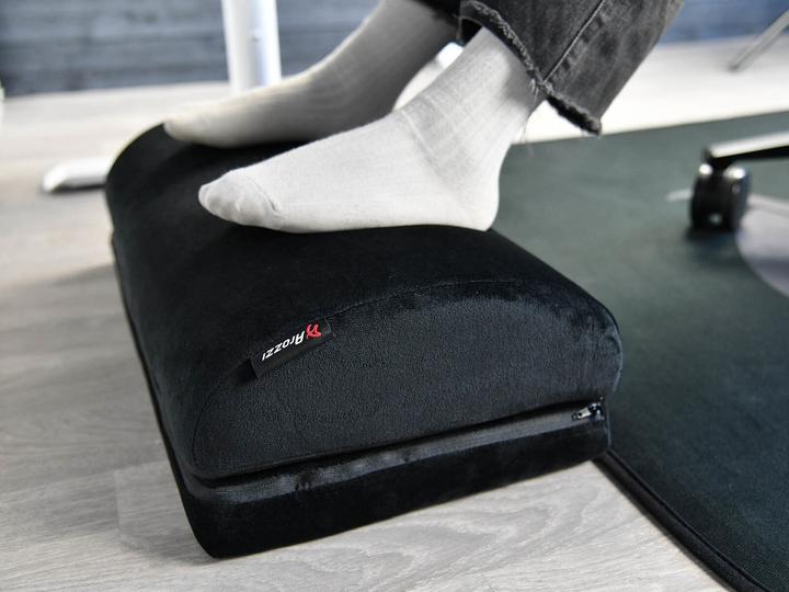 Produktbild Arozzi Footrest Soft Fabric Dark Grey