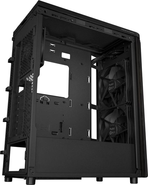 Produktbild ASUS Case PROART PA401 WOOD TG PWM BLACK (ATX)