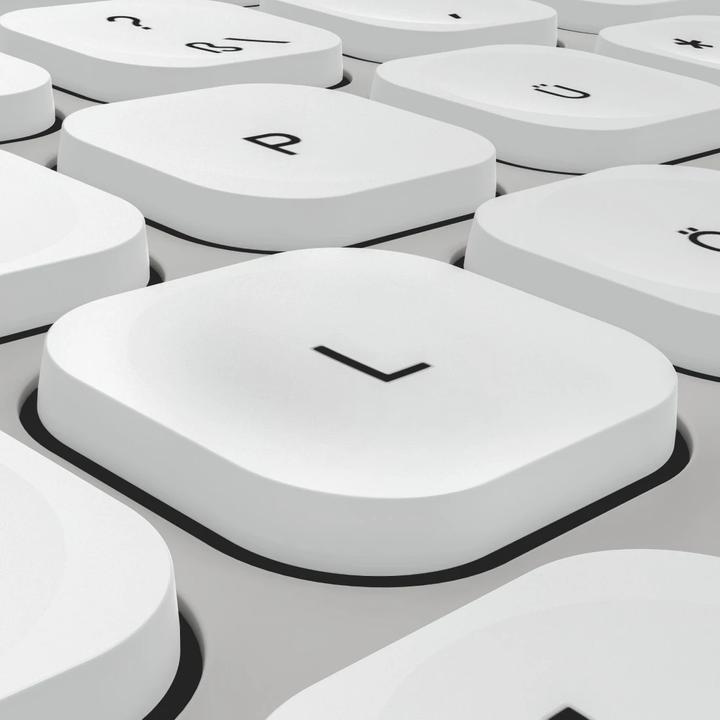 Actual product image Hama WK-550 Wireless keyboard and mouse set white (DE, Wireless)