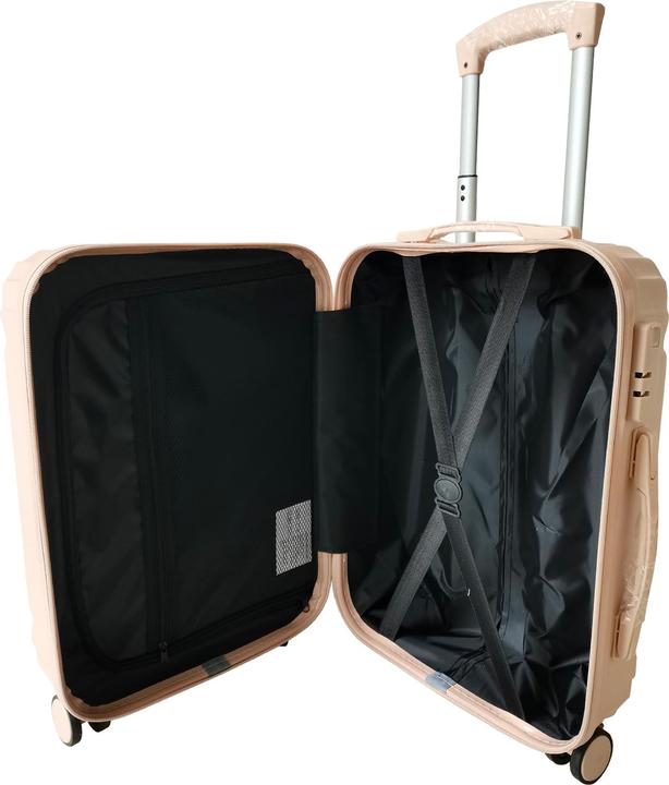 Produktbild NTK-Collection Hartschalenkoffer 4er-Set Mabell Pink (115 l, Handgepäck (bis 50l), M (50 - 90l), L (90 - 115l), XL (ab 115l))