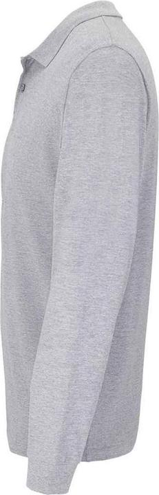 Actual product image Sols Unisex Adult Planet Marl Pique Long-Sleeved Polo Shirt (XL)