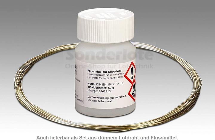 Produktbild Sonderlote Silberlot mit Flussmittel