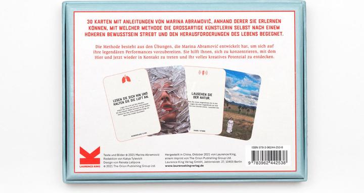 Valori nutrizionali e ingredienti Il metodo Marina Abramovic (Tedesco, Abramovic, Marina/Tylevich, Katya, 2022)