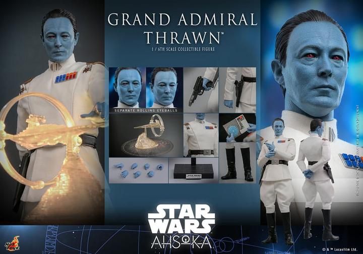 Immagine prodotto Hot Toys Star Wars: statuetta Ahsoka 1/6 Grand'Ammiraglio Thrawn 32 cm