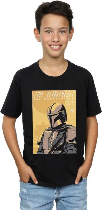 Image du produit Star Wars - T-shirt THE MANDALORIAN ART POSTER - Garçon (152, 158)
