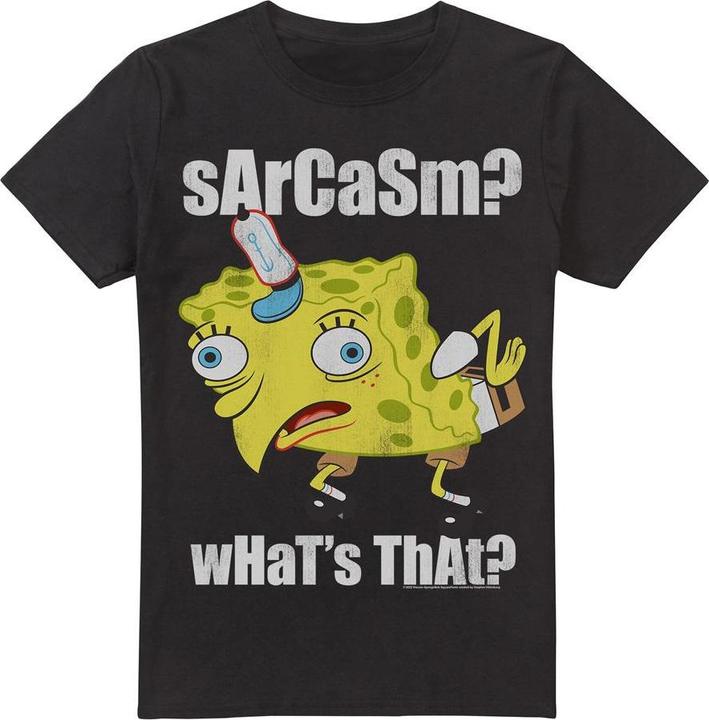 Spongebob Squarepants Sarcasm Meme TShirt
