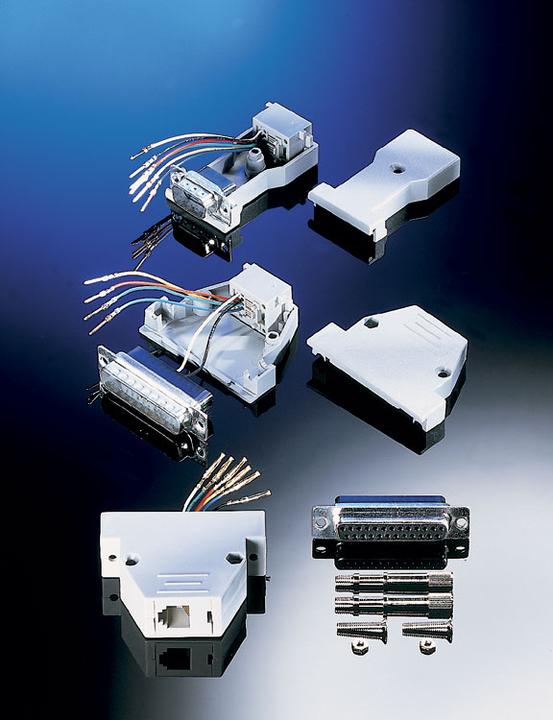 Image du produit Secomp DB25 mâle-RJ45 femelle 8P/8C 8Ltg. (0.02 m)
