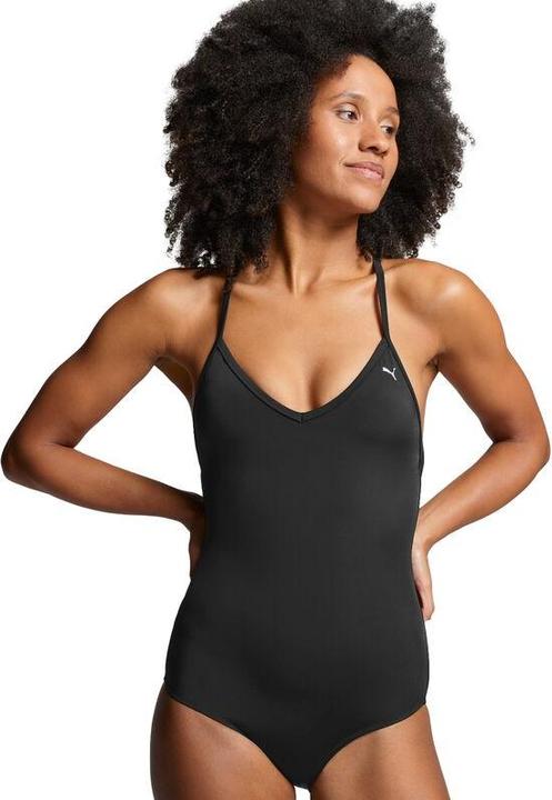 Puma Swim Women V-Neck Crossback Swimsuit 1p