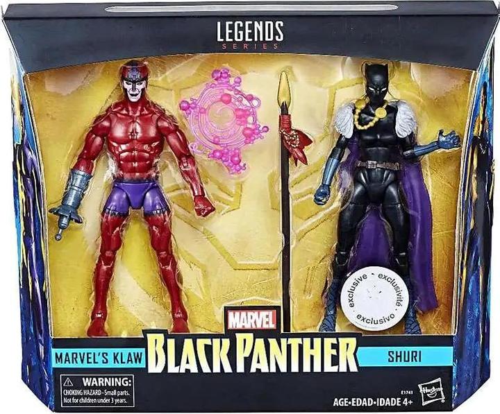 Produktbild Hasbro Black Panther Marvel Legends Shuri and Klaw 6-Inch Action Figures - Toys R Us Exclusive