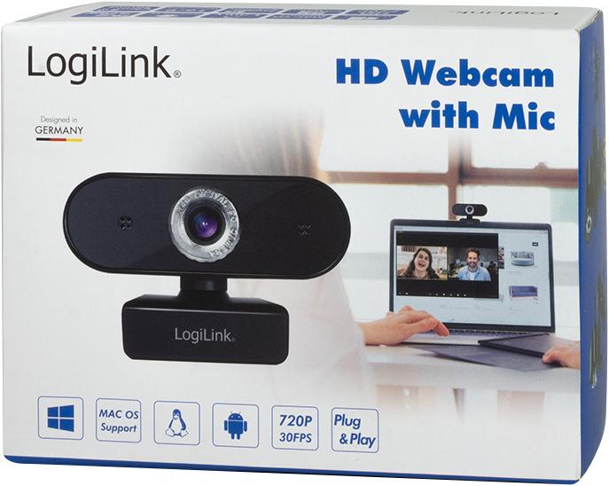 Image du produit LogiLink HD-USB-Webcam (0.90 Mpx)