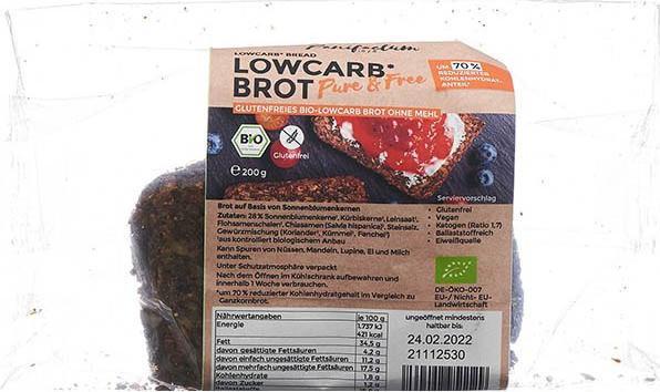 Produktbild Panifactum Lowcarb Brot Pure & Free Bio glutenfrei (200 g)