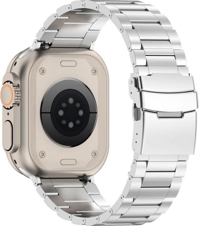 Produktbild Tech-Protect Stainless Pro Strap for Apple Watch 4 / 5 / 6 / 7 / 8 / 9 / SE / Ultra 1 / 2 (42 / 44 / (Edelstahl)