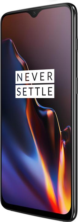 Actual product image OnePlus 6T (6GB) (128 GB, Mirror Black, 6.41", Dual SIM, 16 Mpx, 4G)