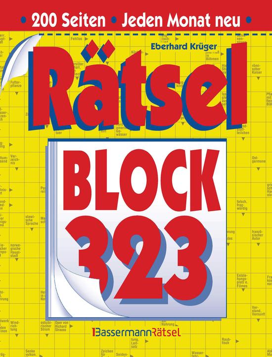 Actual product image Rätselblock 323 (German, Eberhard Krüger, 2024)