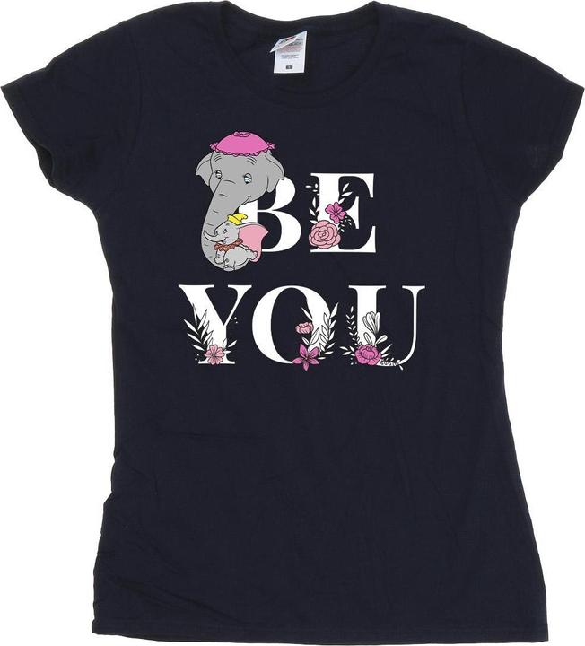 Actual product image Disney Womens/Ladies Dumbo Be You Cotton T-Shirt (XL)