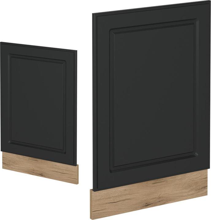 Produktbild Vicco Geschirrspülblende R-Line, Anthrazit Landhaus/Goldkraft Eiche, 45 cm, AP Eiche