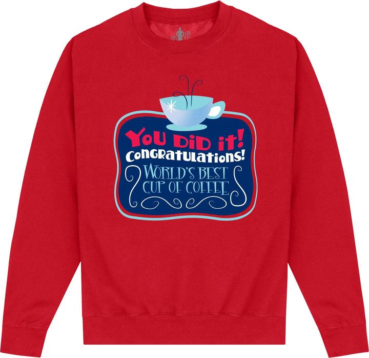 Actual product image Elf Unisex Adult Best Coffee Sweatshirt (L)