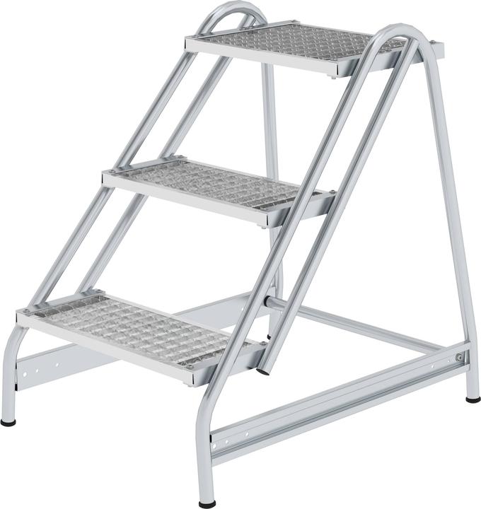 Actual product image Munk Work platform accessible from one side Steel grating 3 steps (Scaffolding, 76.70 cm)