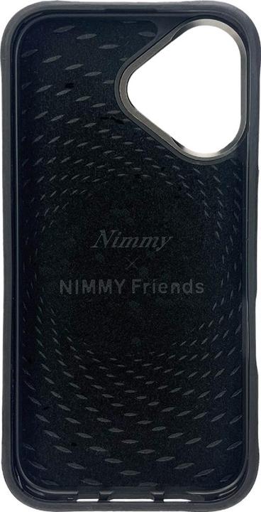 Actual product image Nimmy Case Magnetic fashion cute pet MagSafe for iPhone 16 black (Apple iPhone 16)