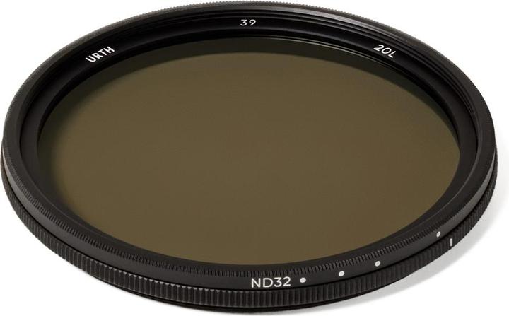 Actual product image Urth 39mm ND2 32 (1 5 Stop) Variable ND Lens Filter (Plus+) (39 mm, Graduated neutral density filter)