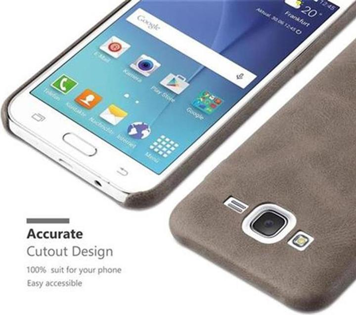 Image du produit Cadorabo Couverture rigide en similicuir avec structure (Samsung Galaxy J5 (2015))