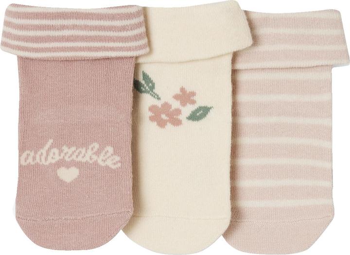 Vertbaudet 3er-Pack Mädchen Baby Socken mit Schriftzug