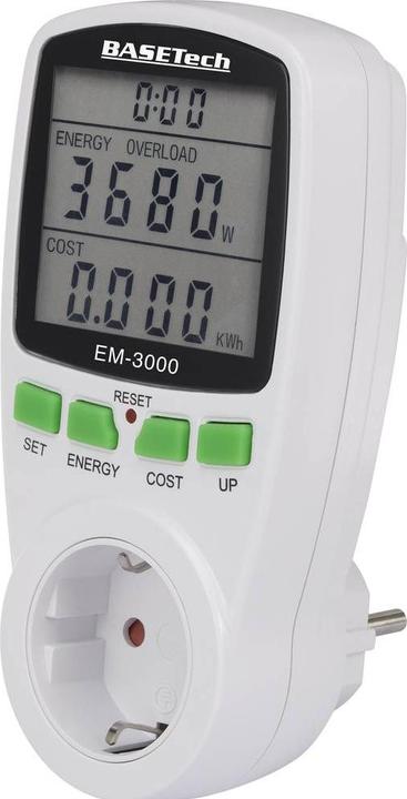 Basetech EM-3000 Energy Cost Meter Cost Forecasting