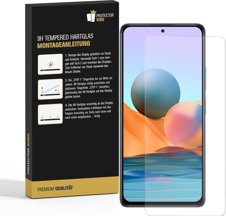 Produktbild Protectorking 3x echtes Tempered 9H Panzerhartglas 3D KLAR (3 Stück, Xiaomi Redmi Note 10 Pro Max)