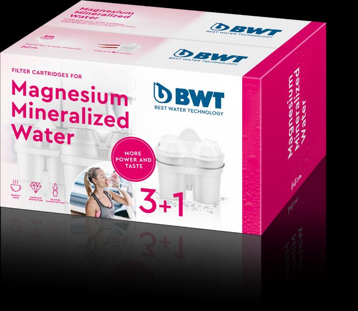 Actual product image BWT Filter cartridges Magnesium Mineralized Water 3+1 value pack (4 x)