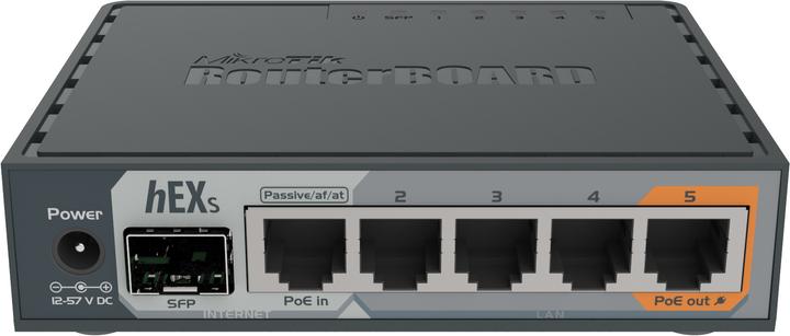 Actual product image MikroTik VPN Router RB760iGS hEX S