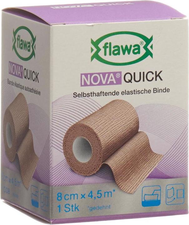 Immagine prodotto Flawa Nova Quick Cohesive Tear Bandage 8 cm x 4,5 m