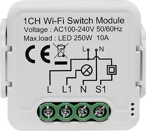 Image du produit Netplus Module de commutation Smart Relay 10A 1 canal WLAN
