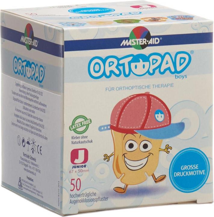 Produktbild Master Aid Augenpflaster Junior Boys 50 Stück (50 x)