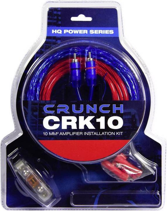Actual product image Crunch Car HiFi Power Amplifier Connection Set Amplifier Installation