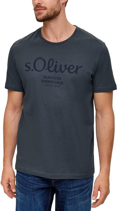 Image du produit S.Oliver T-Shirt Casual Bequem sitzend Logo T-Shirt (XXL)