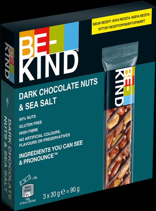 Produktbild Be-Kind Dark Chocolate Nuts & Seasalt (1 Stk., 90 g)