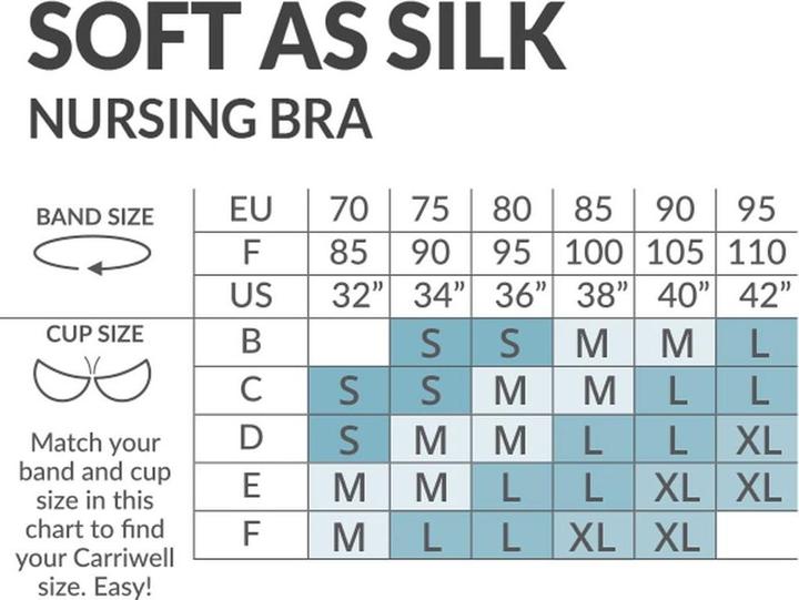 Image du produit Carriwell New Mum Soutien-gorge d'allaitement Doux comme de la soie Recyclé (S)