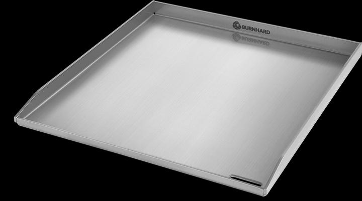 Burnhard Piastra grill plancha in acciaio inox EARL 42,5 x 39,6 x 3 cm
