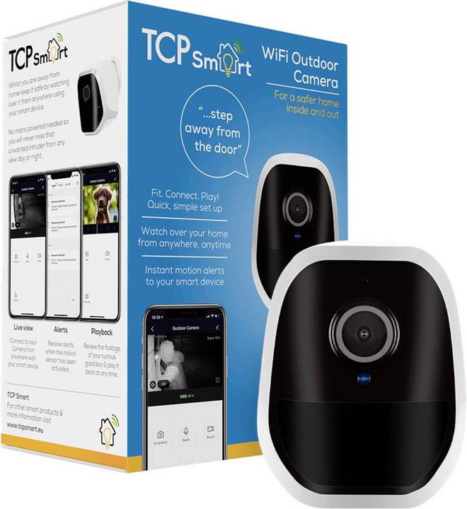 Produktbild TCP Smart Überwachungskamera WIFI Camera WLAN IP 1920 x 1080 Pixel (1920 x 1080 Pixels)