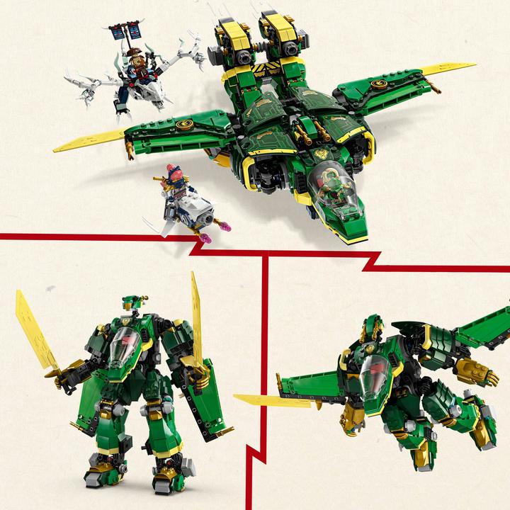 Produktbild LEGO Lloyds Jet-Mech (71845, LEGO Ninjago)
